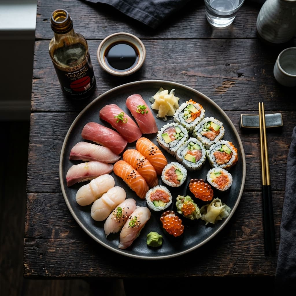 Imitation Crab, Seasoned Rice and Soy: Sushi's Three Gluten Routes