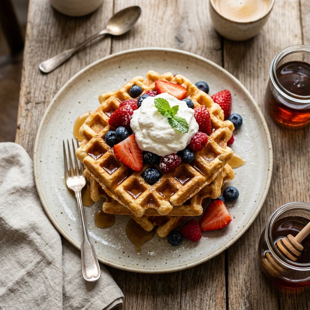 Crispy & Fluffy Gluten-Free Waffles: Better Than the Freezer Aisle