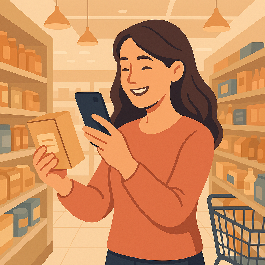 Gluten Checker in action