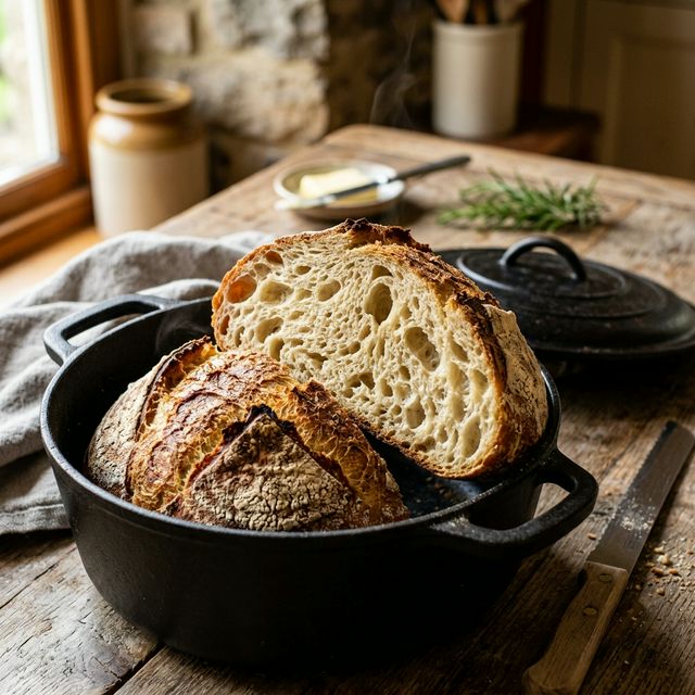 Gluten-Free Artisan Crusty Bread (The Dutch Oven Method)