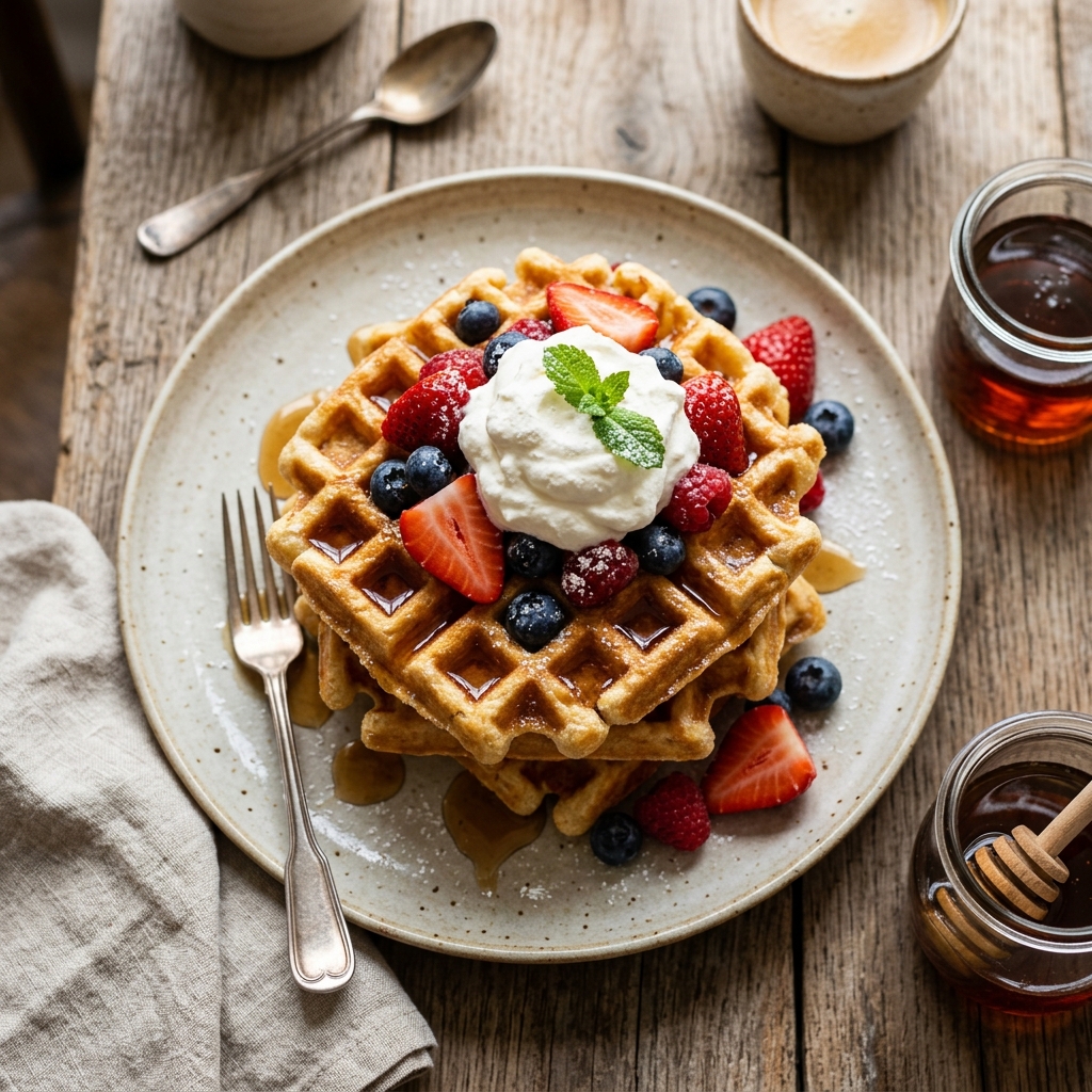 Crispy & Fluffy Gluten-Free Waffles: Better Than the Freezer Aisle